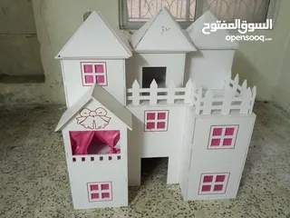  10 بيت باربي حجم كبير تركيب مستعمل للبيع