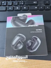  1 Bose ultra open earbuds فقط الغابه مفتوحة و لم يستعمل