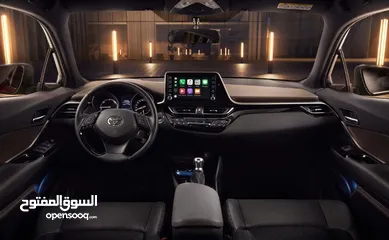  5 تويوتا C-HR كهرباء بالكامل للإيجار شهري فقط 750 دينار