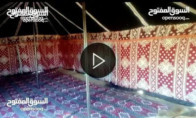  23 خيم شعر تراثيه  مساحة 8م×4م ويوجد مساحات أخرى حسب الطلب  خيم جديده لا يوجد مستعمله
