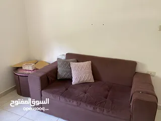  1 كنب عشر مقاعد مستعمل للبيع مع طاولات