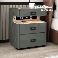  6 الكوميدينا الذكية مع الخزنة قطعة أثاث بتجمع بين الفخامةوالراحة والتكنولوجيا الحديثة ومناسبة لأي غرفة