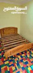  2 سرير خشب ماليزي شبه جديد