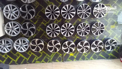  8 جنطات كوري اصلي شركه 16 17 18 حره خمس براغي