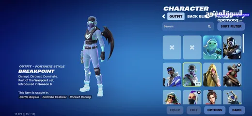  6 Fortnite account with the galaxy skin and 100+ rare skins