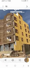  6 عمارة في سوق ليبيا قندهار مصممة ل7طوابق مشطبة 5 طوابق  بها بدروم كل طابق  بها 4 شقق تصميم اسانسير وس