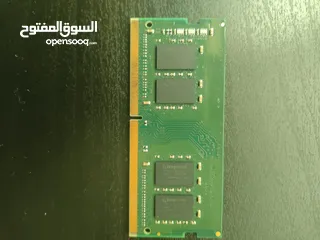  2 رام لاب توب 8gb ddr4 2666mhz من kingston