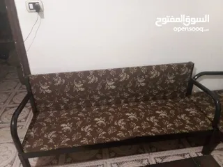  6 طقم كورنر مع وجه  و صوفايات حديد عدد2 وكيزر وفلتر ماء 7 مراحل