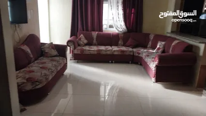  3 كورنر 8 مقاعد مع البرداية للبيع