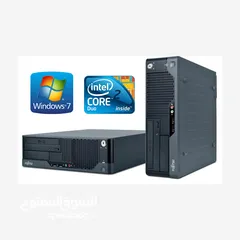  3 Fujitsu ESPRIMO Intel Core 2 Duo Desktop Core 2 Duo 4GB Ram 500GB HHD PC with 19" Monitor