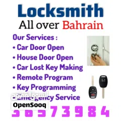 13 Locksmith All Over Bahrain  24 Hours Service  Car Lock Open  House Door Lock Open  Lock Repa