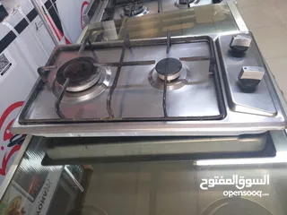  3 غاز بلد ان عينتين نوع انتيف استيل مستخدم بحاله ممتازه