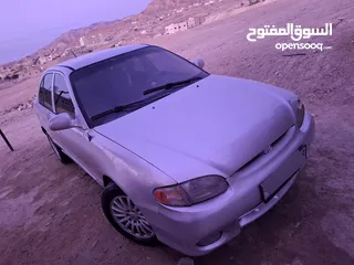  1 سياره اكسنت موديل 1997 للبيع بسعر الكاش
