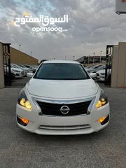  2 Nissan Altima Model 2013 Color White Interior Black used car passing guaranty