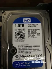  1 هارديسك ون تيرا. محرك الأقراص الصلبة WD Blue SATA سعة 1 تيرابايت