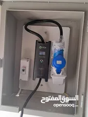  4 شاحن الفا جديد مكفول سنة 152 دينار اخر اصدار  شواحن البوكس EV charger ب130 دينار