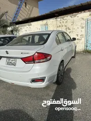  19 سياز موديل 2022 تحت الكفالة.   حجم المكينة1500cc شرط الفحص ماشية60