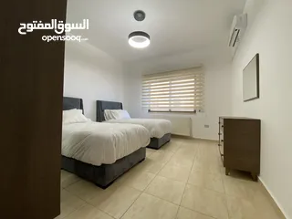  21 شقة فخمة مفروشة كامل للإيجار-طابق أرضي-110م-خلدا