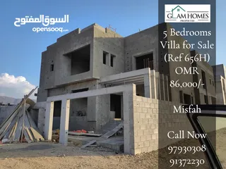  1 Modern and spacious 5 BR villa for sale in Misfah Ref: 656H