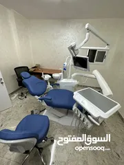  1 متوفر عياده اسنان مجهزه بالكامل داخل مركز طبي للضمان او الاستجار الفوري