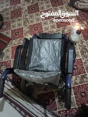  3 كرسي كهربائي للمعاقين جديد يمشي في الشحنه 15كيلو
