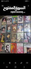  30 اشرطه كاسيت وسيدي واسطوانات وكاترج وريل