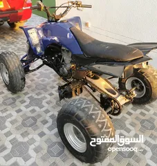  7 بيع او بدل مع تريل كروس Yamaha raptor 450