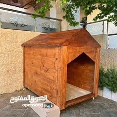  3 بيوت كلاب عدة احجام