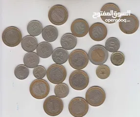  30 عملات من اكثر من 30 دوله