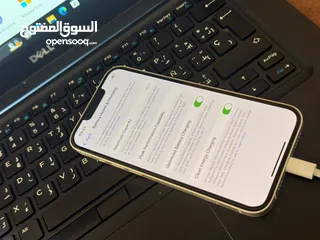  6 ايفون 13لون ابيض ولون كحلي بطاريه 95 الجهازين وكاله عالفحص ولا مغير ولا مرفوع التواصل