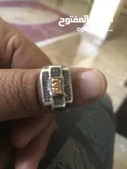  15 خاتم فضه 925 ايطالي للبيع بسعر مغررررري
