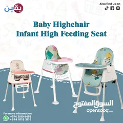  1 2-in-1 Baby Highchair Infant High Feeding Seat