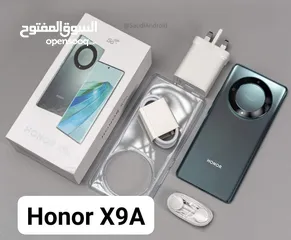  9 مستعمل بالكرتونة Honer X9a 5G جيجا  256 أغراضة والكرتونه الأصلية متوفر توصيل