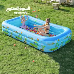 2 برك FAMILY FUNPOOL القابلة للنفخ – خلّي كل يوم عيد لأطفالك والعيلة برك عائلية بأحجام وأشكال متعددة .