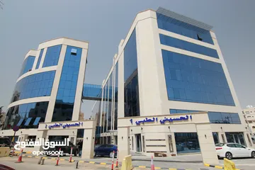  2 عيادة للإيجار من المالك جانب المستشفى التخصصي مساحة 58م (مجمع الحسيني الطبي)
