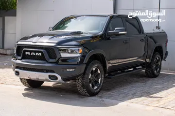  2 DODGE RAM REBEL 2023 CANADIAN SPEC CLEAN TITLE   وارد كندا خالي من الحوادث تدخل السعودية