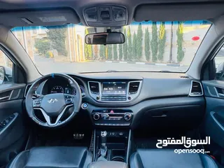  9 هيونداي توسان. ماتور 2000 موديل 2017  ديزل دفع امامي بالرخصة فول مع بانوراما يحط البركة لصاحب النصيب