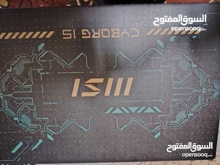  5 لابتوب جيمنق msi cyborg للبيع الجهاز لقطة كرت 4060 ب معالج i7 12gen