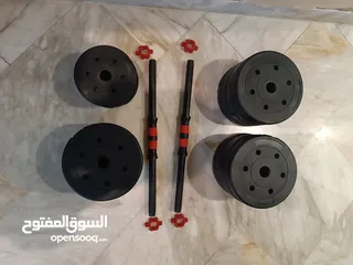  3 دامبلز رابر 40 كيلو