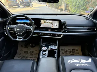  13 كيا سبورتاج GT Line ترخيص 2022 محرك 1600 هايبرد plug in/يقطع على الشحنه 65 كيلو متر  271 حصان