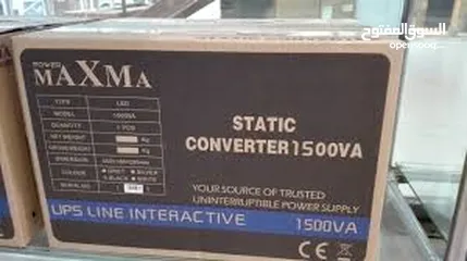  1 جهاز منظم ماكسيما 1500 فولت للبيع جديد لم يستخدما ابدا