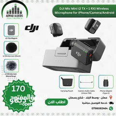  1 DJI Mic Mini (2 TX + 1 RX + Charging Case)
