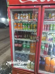  4 تلاجه كاكولا  بابين للبيع