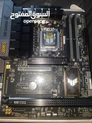  3 للبيع او للبدل لوحة ام B650 ASUS TUF PLUS GAMING WIFI FULL ATX NEW  كرتونة مش مستعملة نهائيا ومكفولة