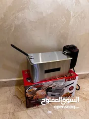  6 قلاية زيت ستيل