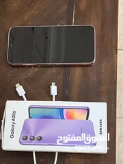  3 للبدل مع دفع الفرق جهاز Samsung A05s استعمال 1 شهور فقط  مساحه 128 جيجا و رام 8+8 جيجا لون بنفسجي فا