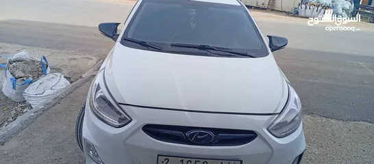  7 هيواندي اكسنت موديل 2015 ترخيص لشهر 12 فتحه سقف غير اصليه البيع كاش فقط ....