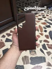  3 حافظة محفظة قابلة للفصل من PULOKA لهاتف Galaxy S23 Ultra – جلد بني فاخر