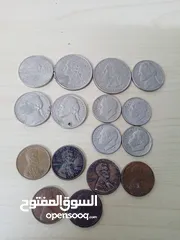  18 عملات معدنية نوادر قطع شحيح موجود