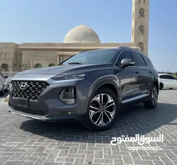  3 Hyundai santa fe خليجية فل ابشن